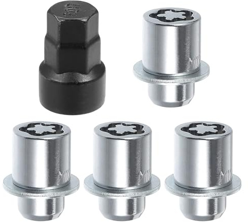 HZSMYXGS Bulloni Cerchioni Compatibile con Scion per TC 2005 2006 2007 2008 2009 2010 M12x1.5 Set di bulloni e Dadi antifurto per Ruote 0027600900 PT27648100