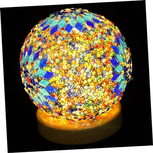 Cabilock Lampe De Table Style Baroque Lampe Turque Décorative Pour Chambre Veilleuse De Salon