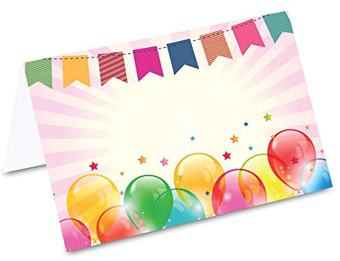 PRICARO platskort bombastic party, 50 delar