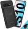 NEWDERY für Galaxy S10 Akku Hülle Qi mit kabelloser Aufladung, Newdery 4700mAh Slim Wiederaufladbarer, erweiterter externer Ladegerätkasten Kompatibel mit Samsung S10 - (6,1 Schwarz)