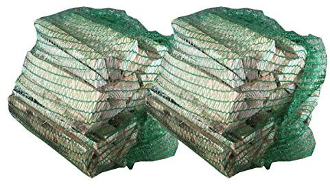 Lot de 2 bois de chauffage - Environ 7 kg - Prêt à l'emploi