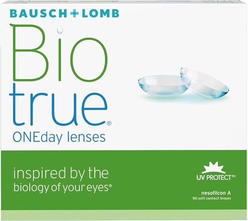 Biotrue ONEday BAUSCH + LOMB lentillas diarias esféricas, 90 unidades / 8.6 BC / 14.20 DIA / -04,50