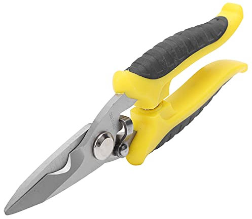 Forbici da Elettricista, Tagliafili Multiuso con Impugnatura Ergonomica Facile da Usare Taglierine laterali in Acciaio Inox per Elettrodomestici/Riparazione Circuiti (7 pollici)