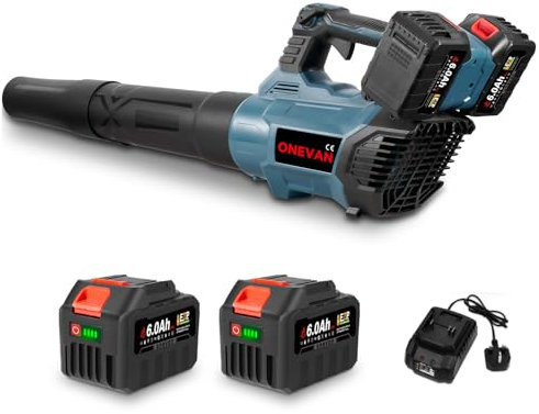 Cordless Leaf Blower Handheld Electric Blower - 36V Brushless Motor with up to 600 CFM Airflow, for Garden, Lawn Care, Snow Removal, Home Cleaning