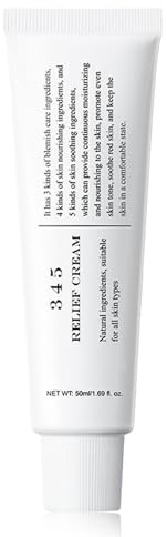 345 Repair Cream, Crema Hidratante Calmante, 345 Crema de Reparación, Crema Reparadora Intensiva, Crema Calmante 345, Crema hidratante para el Acné Facial, Hidratante, Reparadora de la Piel, 50ml