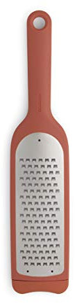 Brabantia Grattugia Grossa e Custodia, Plastica/Acciaio Inossidabile, Tasty+ Terracotta Pink