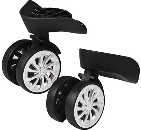 Rollen für Koffer Ersatz, Universal 2 Stück Kofferräder Gepäckräder Ersatz Ersatzrollen Gepäck Koffer Rad Ersatz Achsen Reisekoffer Rolle Transportrollen Ersatz, für Gepäckkoffer Trolley