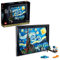 LEGO Ideas 21333 Vincent Van Gogh Die sternenklare Nacht Kunstdruck auf Leinwand