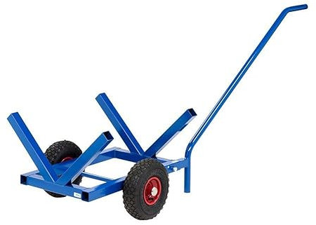 Langgutwagen 1.600 x 600 x 750 mm, Traglast: 200 kg - blau