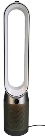 Dyson TP09 Purifier Cool Formaldehyd 2 i 1 vit/guld fläkt och tyst luftrenare lämplig för sovrum, sovrum, damm med JUNG-vårdservetter