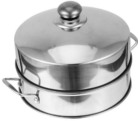 Alipis Vaporiera in Acciaio Antiruggine Per Cottura Vapore Multifunzionale Per Verdure Pollame e Tofu Facile Da Pulire