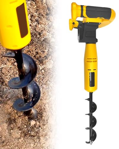 COYEUX Tarière électrique sans Fil, 350 W, avec Fonction Marche arrière, pour Creuser, percer et Creuser des Trous de poteaux
