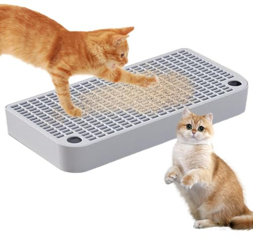 Kattramp Kattkattkattstation med filterfunktion | Vattentät huskattunge, lätt att rengöra kattkattmatta