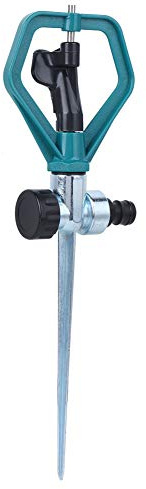 Ejoyous Sprinkler à Pelouse Rotatif à 360 Degrés, Outil d'arrosage Réglable avec Irrigation Efficace, Installation Facile pour la Ferme de Jardin, Le Parc et Le Potager