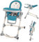 LIONELO Cora chaise haute bébé, chaise haute pliable pour enfant, plateau amovible, hauteur réglable de 6 à 36 mois, ceintures de sécurité à 5 points, capacité de charge jusqu'à 15 kg