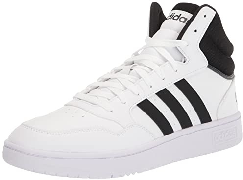 adidas Unisex Zapatilla Hoops 3.0 Mid Classic Vintage, Core Black/Core Black/Cloud White, 46