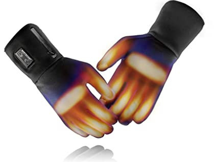 BERTSCHAT Beheizte Unterziehhandschuhe PRO Dual Heating - Beheizbare Handschuhe - Winterhandschuhe Männer & Frauen - Touchscreen-fähige Thermo-Handschuhe Akku-Heizung - Jagd, Ski, Motorrad, Fahrrad