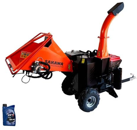 SAKAWA Biotrituratore Motore BS2700 27CV + Olio 4 Tempi