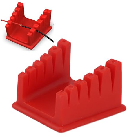 Support De Soudure, Support De Fil De Station De Soudure Pour Souder le Support De Pince De Fil En Plastique, Pince De Station De Soudure Pour Fil, Rouge