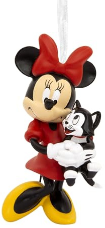 Hallmark Mimmi Pigg och Figaro prydnad, Disney-träddekoration, Disney hängande prydnad, hängande prydnad, gåvor till jul