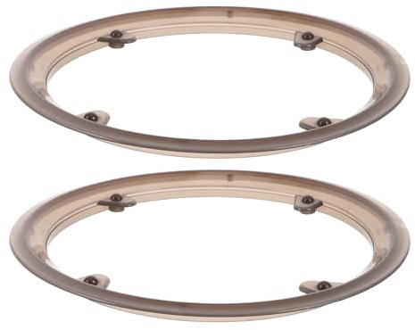 CIYODO Protezione per Catena Bicicletta in Plastica 2 Pezzi Copertura per Corona Mountain Bike 42 Denti 4 Fori Equipaggiamento Protettivo per Bici da Strada e Fuoristrada
