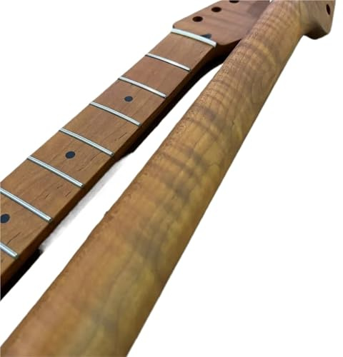 Mástil De Guitarra Eléctrica Mástil de guitarra arce con diapasón palisandro, pieza repuesto for eléctrica(Maple)