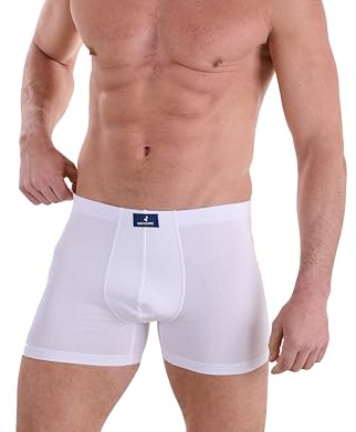 Navigare 573 (Pacco Da 6), Boxer Uomo, Bianco (White), L confezione da 6
