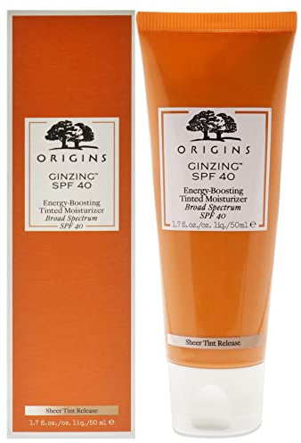 ORIGINS GINZING™ ENERGY-BOOSTING TINTED MOISTURISER SPF40 50ML