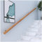 Handläufe für Treppen 30-600cm Holzhandlauf mit Halterungen, Rutschfeste Treppengeländer Stützstange, Gegen die Wand ältere Menschen und Kinder Loft Grab Bar Kit für Indoor Hospital Home (wood, 80cm)