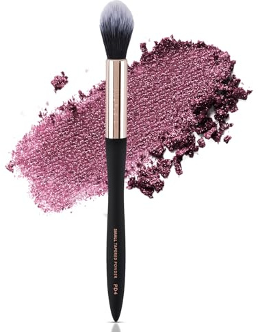 Profusion Cosmetics Artistry Series Small Tapered Powder Brush, Dense Application of Powder Products With Soft Touch Matte Finish, Waved Handle for Optimum Grip, and Lightweight Balance