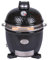 MONOLITH JUNIOR PRO SERIE 2.0 Keramik Multi-Funktions-Grill mit Keramikfüsschen, Farbe: Schwarz, unendlich viele kulinarische Möglichkeiten
