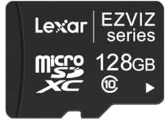 EZVIZ 128GB Tarjetas microSD Inteligente, Memoria Profesional Tarjeta para Cámaras de Seguridad