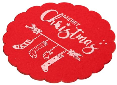 Posavasos de fieltro para bebidas, cocina portátil resistente al calor, 4.72 x 4.72 x 0.12 pulgadas, prácticos manteles de mesa de protección duradera para el hogar, comedor y uso diario