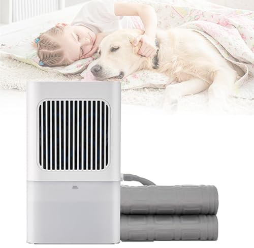 Materasso elettrico per raffreddamento ad acqua, con telecomando, 3 marce regolabili e serbatoio dell'acqua visibile per il raffreddamento, ideale per dormitorio e cantiere