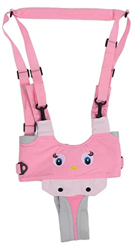 HUSHUI Arnés para Caminar para bebé, Suave y Cómodo, Ayudante para Aprender a Caminar para Niños de 8 a 24 Meses, Tela de Poliéster Color Caqui, 1 Unidad (princesa rosa-pollito)