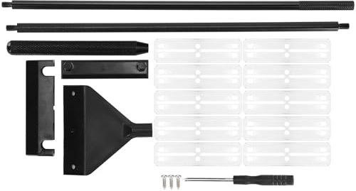 Haofy Raspador de Algas para Peceras de Vidrio, Hoja de ABS Resistente para una Limpieza y Eliminación Efectiva de Algas, Adecuado para Acuarios de Varios Tamaños (Rascador de de aleación de