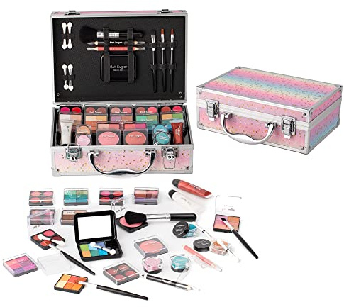 Hot Sugar Makeup Kit for Teenager Girls Starter Cosmetics Set Rainbow