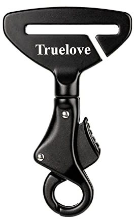 Truelove Lightweight Dog Car Seatbelt Safety Buckle Lock, Dog Seat Belt for Car, Fit Dog Car Harness/Collar for Small, Medium, Large Dogs