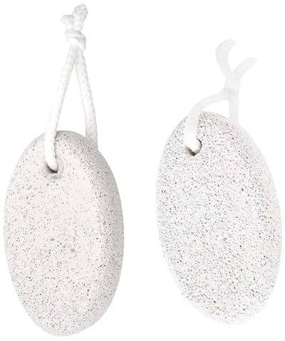 LiJuanWang Pietra pomice,2 PCS Pietra pomice per i Piedi,Pietra pomice Naturale,Piedi Scrubber della Pelle Morta Strumenti per Pedicure,per la Pelle Dura e Morta,Leggero rimuovitore di Calli