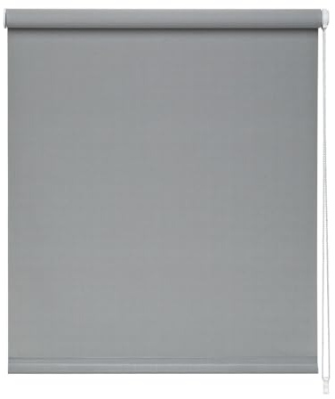 Tenda a Rullo Filtrante – Oscuramento Leggero, Tessuto Tecnico, Meccanismo a Catenella – Per Cucina, Camera, Ufficio – Grigio, 45 x 252 cm