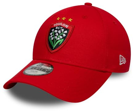New Era Barnkeps 9Forty justerbar kärna RC Toulonnais rugby röd
