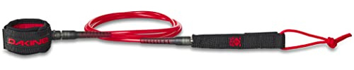 Dakine John John Florence Comp Plus - Correa de Surf, 6 pies x 3/16 Pulgadas, Color Rojo
