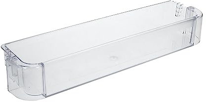 eRicambi®, Balconcino Mensola Portabottiglie per Frigorifero, Compatibile con Whirlpool Bauknecht Hotpoint Ariston, Dimensioni: 441x105x65 (mm) Trasparente