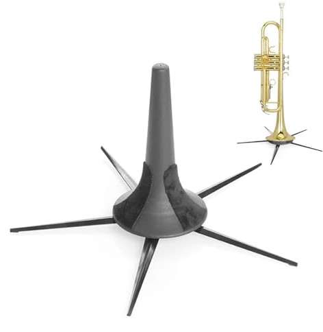 WHELPAW Adjustable Trumpet Stand Flugelhorn Holder– Durable, Lightweight, Foldable Design with Enhanced Stability and Protection – Ideal for All Trumpet Players
