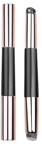 Brosse à lèvres, pinceau à lèvres en silicone | Applicateurs de lèvres réutilisables - Stick cosmétique à double tête portable réutilisable pour maquillage Nail Nail Face Correcteur Peau faciale