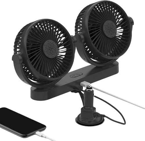 Genérico Tältcampingfläkt - bärbar fordonsmonterad USB-fläkt | automatisk skrivbord | bärbar | biltillbehör