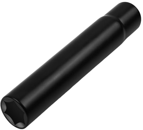 Fonowx Clé pour écrous de Roue, Outil de Démontage et D'assemblage, Fabriqué en Acier Robuste pour Une Manipulation Facile, pour Les Travaux de Réparatio, Noir 6 Cannelures