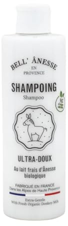 Bell Ânesse Provence Shampoing au Lait d’Ânesse Bio – Soin Doux & Hydratant – Tous Types de Cheveux – Lot de 1 – Made in France