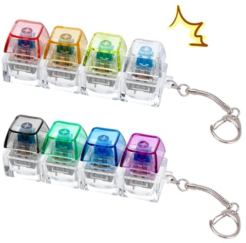 2 stycken tangentbord fidget toys vuxenset, fidget toys tangentbord fidget toy nyckelring clicker stressminskning vuxna klicker tangentbord hänge nyckelring