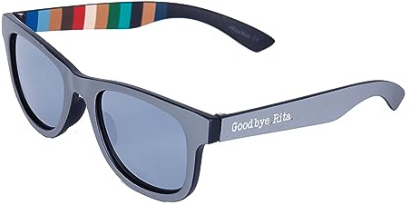 Goodbye, Rita. - Gafas de Sol para Niños - Colección Kids - Montura Cher - Fabricadas en Policarbonato - Lentes Polarizadas de TAC de Efecto Espejo - Color Gris - 125x45 mm
